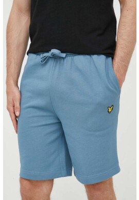 Lyle & Scott Памучен къс панталон в синьо - Pepit.bg