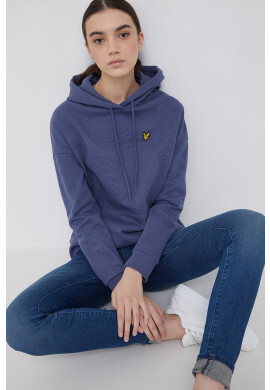 Lyle & Scott Памучен суичър дамски с изчистен дизайн - Pepit.bg