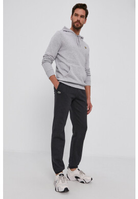 Lyle & Scott Памучен суичър мъжки в меланж на сиво - Pepit.bg