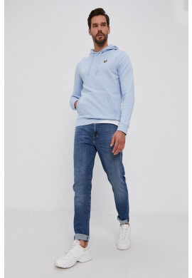 Lyle & Scott Памучен суичър мъжки с изчистен дизайн - Pepit.bg