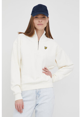 Lyle & Scott Памучен суичър в черно с качулка с изчистен дизайн - Pepit.bg