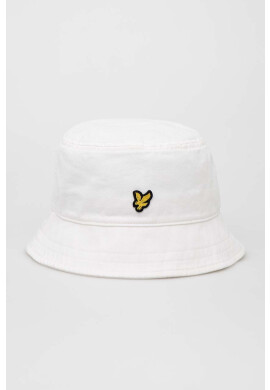 Lyle & Scott Памучна капела в бяло от памук - Pepit.bg