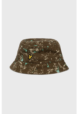 Lyle & Scott Памучна капела в зелено от памук - Pepit.bg