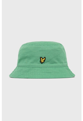 Lyle & Scott Памучна капела в зелено от памук - Pepit.bg