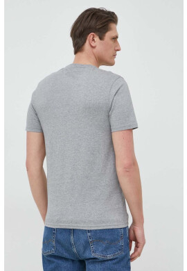 Lyle & Scott Памучна тениска в сиво - Pepit.bg