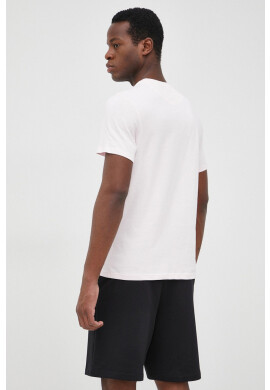 Lyle & Scott Памучна тениска в розово с изчистен дизайн - Pepit.bg