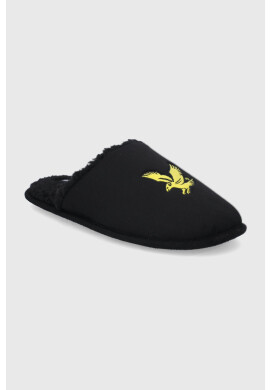 Lyle & Scott Пантофи в черно - Pepit.bg