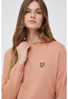 Lyle & Scott Пуловер с вълна мъжки в лилаво от лека материя - Pepit.bg