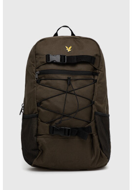 Lyle & Scott Раница мъжка в зелено голям размер с изчистен дизайн - Pepit.bg