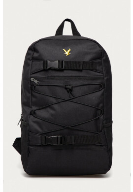 Lyle & Scott Раница в черно голям размер с изчистен дизайн - Pepit.bg