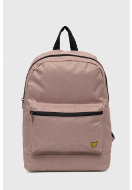 Lyle & Scott Раница в розово голям размер с изчистен дизайн - Pepit.bg