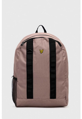 Lyle & Scott Раница в розово голям размер с изчистен дизайн - Pepit.bg