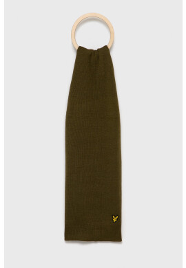 Lyle & Scott Шал в зелено с изчистен дизайн - Pepit.bg