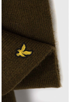 Lyle & Scott Шал в зелено с изчистен дизайн - Pepit.bg