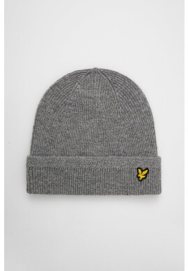 Lyle & Scott Шапка в сиво с фина плетка от вълна - Pepit.bg