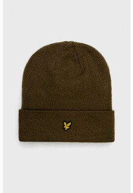 Lyle & Scott Шапка в зелено с фина плетка - Pepit.bg