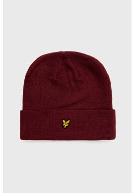 Lyle & Scott Шапка в бордо с фина плетка - Pepit.bg