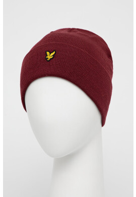 Lyle & Scott Шапка в бордо с фина плетка - Pepit.bg
