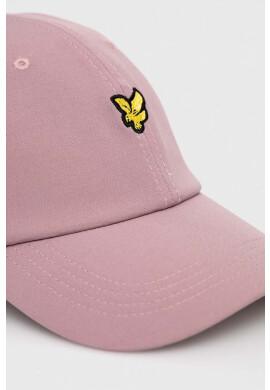 Lyle & Scott Шапка с козирка в лилаво с апликация - Pepit.bg