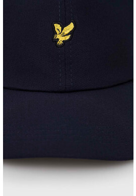 Lyle & Scott Шапка с козирка в тъмносиньо с апликация - Pepit.bg