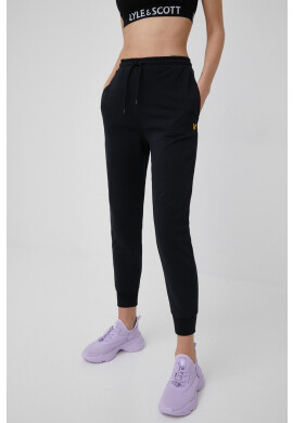 Lyle & Scott Спортен панталон дамско в черно с изчистен дизайн - Pepit.bg