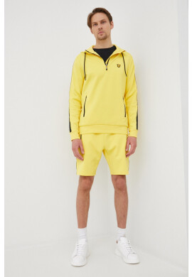 Lyle & Scott Суичър мъжка в жълто с апликация - Pepit.bg