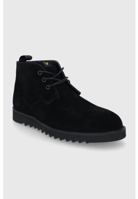 Lyle & Scott Високи обувки мъжки в черно - Pepit.bg