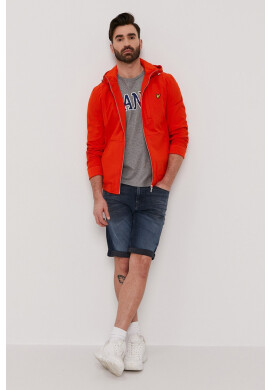 Lyle & Scott Яке мъжко в оранжево с преходна изолация - Pepit.bg