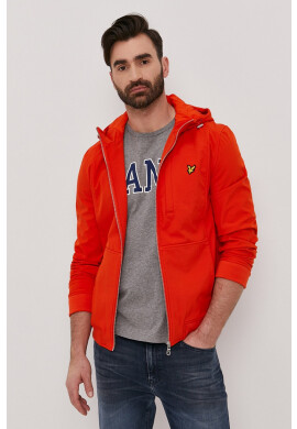 Lyle & Scott Яке мъжко в оранжево с преходна изолация - Pepit.bg