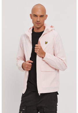 Lyle & Scott Яке мъжко в розово с преходна изолация - Pepit.bg
