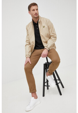 Lyle & Scott Яке мъжка в бежово с преходна изолация - Pepit.bg