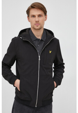 Lyle & Scott Яке мъжка в черно с преходна изолация - Pepit.bg