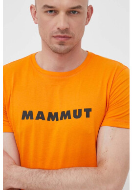 Mammut Спортна тениска Core Logo в оранжево с принт - Pepit.bg