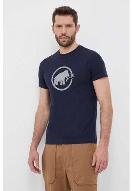 Mammut Спортна тениска Core Reflective в тъмносиньо с принт - Pepit.bg