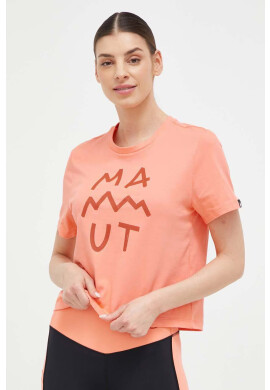 Mammut Тениска Massone Lettering в розово - Pepit.bg