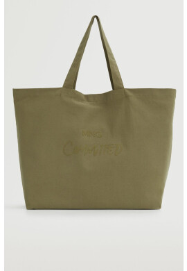 Mango Чанта Linen - Pepit.bg