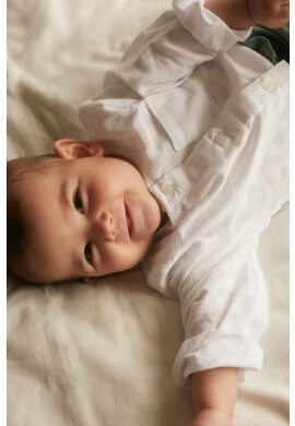 Mango Kids Бебешка риза FRAN - Pepit.bg