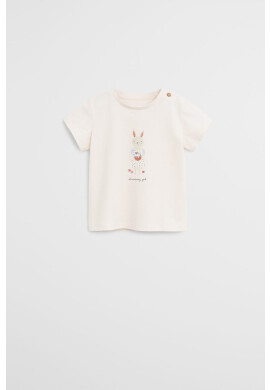Mango Kids Бебешка тениска Veggie 62-80 cm - Pepit.bg
