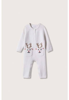 Mango Kids Бебешки ританки Alce в прозрачен цвят - Pepit.bg