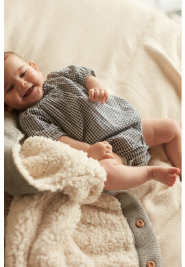 Mango Kids Бебешко боди Elena 62-80 cm - Pepit.bg