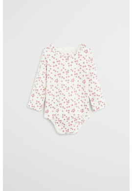 Mango Kids Бебешко боди Garden 62-80 cm - Pepit.bg