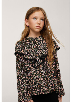 Mango Kids Детска блуза Flora - Pepit.bg