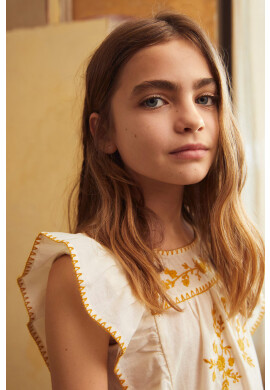 Mango Kids Детска блуза Mexican 110-164 cm - Pepit.bg