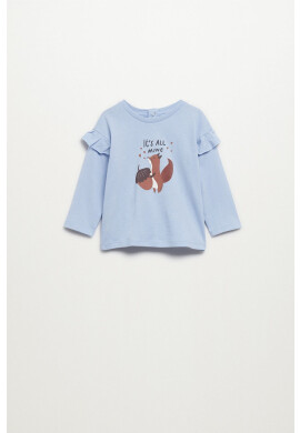 Mango Kids Детска блуза с дълги ръкави - Pepit.bg
