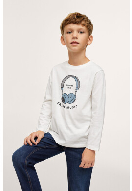 Mango Kids Детска блуза с дълги ръкави Enjoy - Pepit.bg