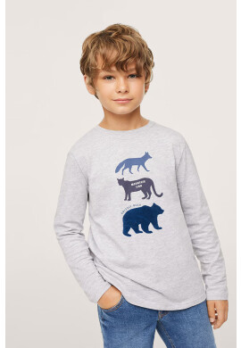 Mango Kids Детска блуза с дълги ръкави Gracier - Pepit.bg