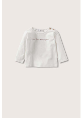 Mango Kids Детска блуза с дълги ръкави Nice - Pepit.bg