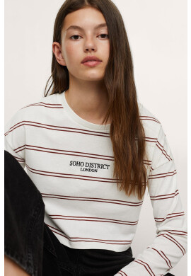 Mango Kids Детска блуза с дълги ръкави Notting в бяло - Pepit.bg