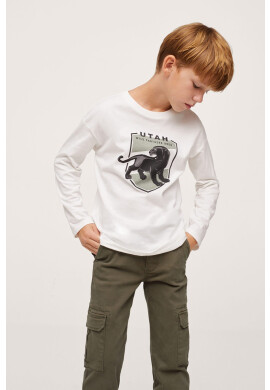 Mango Kids Детска блуза с дълги ръкави Panther - Pepit.bg