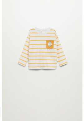 Mango Kids Детска блуза с дълги ръкави Pocket - Pepit.bg